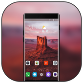 Theme for oneplus6T nature stone park wallpaper icon