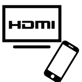 Usb connector phone to TV icon