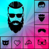 HairArt Beard Style Man Mustache Photo Editor आइकन