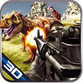 Dino Hunting Sniper shoting 3D icon