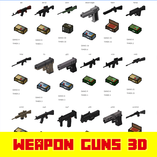 weapon 3d guns for Minecraft icon