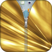 Gold Zipper Lock icon