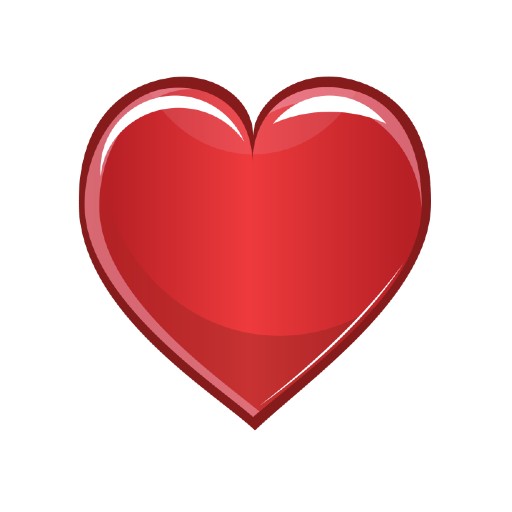Heart sticker for Telegram WhatsApp Signal icon