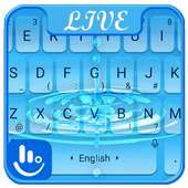 Live 3D Water Drops Keyboard Theme on 9Apps