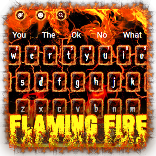 Flaming Fire Keyboard Theme icon