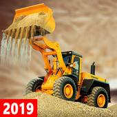 Excavator Simulator Backhoe Loader Game icon