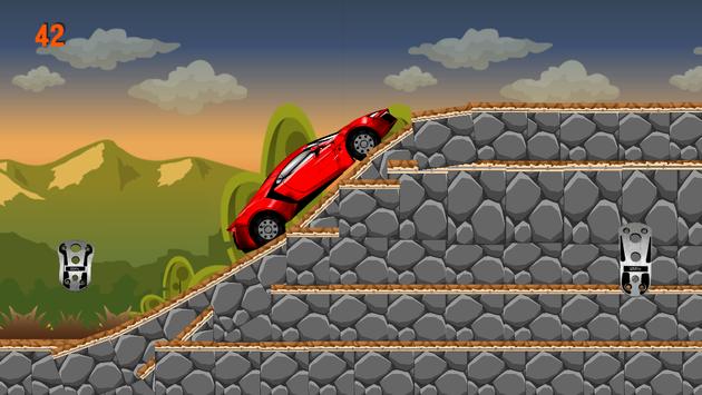 Supercar hill climb racing screenshot 1