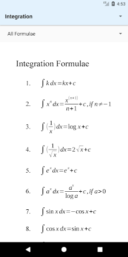 Formulas Plus - Free and Offline Maths Formula App screenshot 6