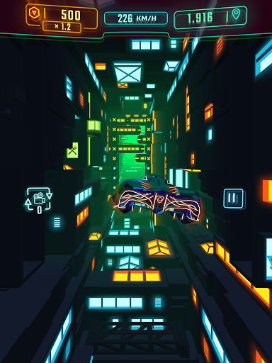 Neon Flytron: Cyberpunk Racer screenshot 14