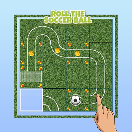 Roll the soccer ball icon