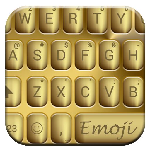 Solid Gold Emoji Keyboard أيقونة