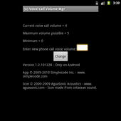 )s) Voice Call Volume Mgr icon