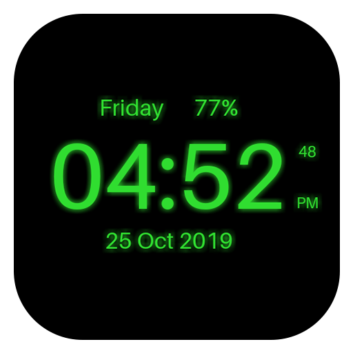 New Digital Clock Live Wallpaper icon