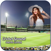 Cricket Ground Photo Editor icon