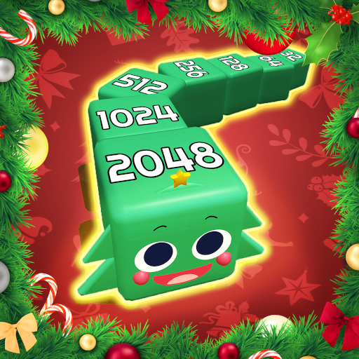 Snake Cubix 2048: Merge Arena icon