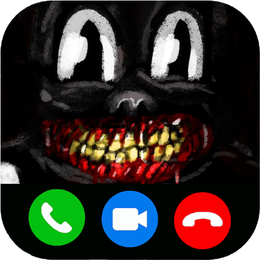 Prank Cartoon Cat Horror Video Call icon