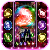 Neon Disco Night Party Theme icon