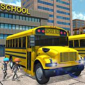 Virtual Kid High School Bus Driving simulator 2018 icon