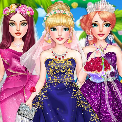 Model wedding Dress up Game icon