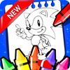 Soni coloring and hedgehogs hero icon