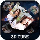 3D Cube Live wallpaper - 3D Photo Cube LWP icon