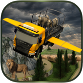 Animal Transport Flying Truck icon