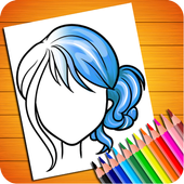 How to Draw Hairstyle icon