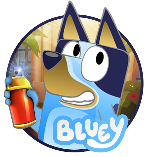 Subway Blue dog Adventure pet runner icon