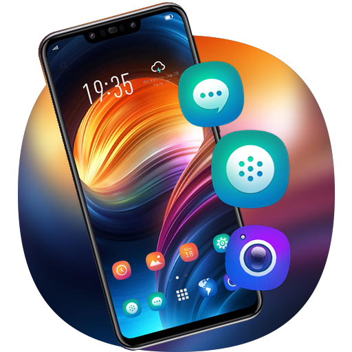 Color theme beautiful spiral mountain Galaxy M20 icon