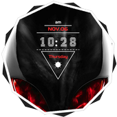 Dark red alien theme icon