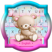 Cute Teddy Bear Keyboard Theme icon