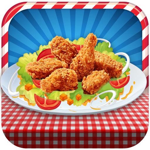 Chicken wings maker cooking icon