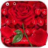 Red Rose Petals Keyboard on 9Apps