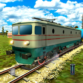 Euro Train Driver Sim 3D - free train driving game icon