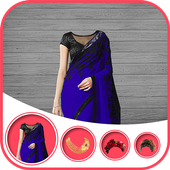 Women Saree Suit Photo Editor 2017 icon