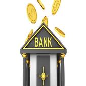 حساب فوائد البنوك أيقونة