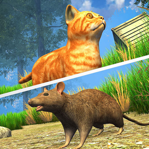 पागल 3 डी बिल्ली जीवन साहसिक: बिल्ली लड़ खेलों आइकन