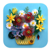 How to make paper flowers icon