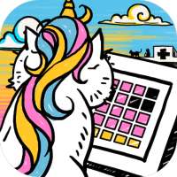 Cat Nonogram - Challenge, puzzle, number games