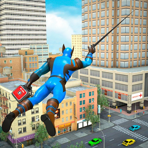 Spiderman Miami Rope Hero 3D icon