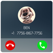 Call From Talking Dog Ben Prank icon