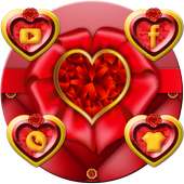 beauty red love theme on 9Apps