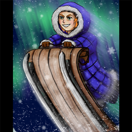 Snowy Sled Race Unlimited icon