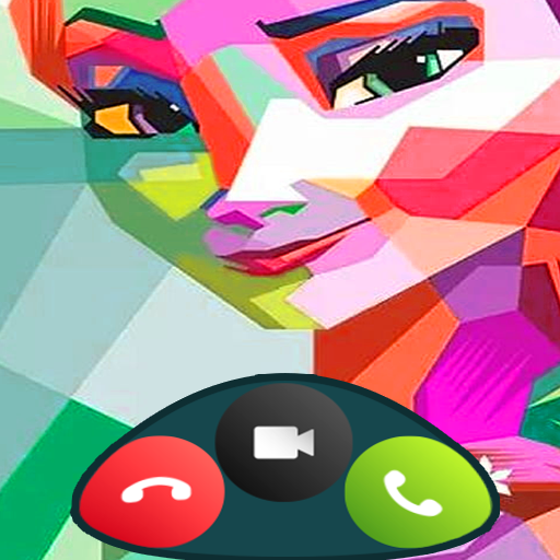 fake video call princess ice icon