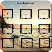 Beach Phone Password Lock icon