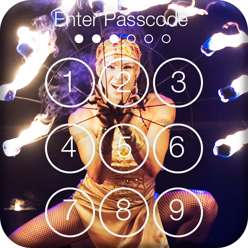 Fire Show Screen Lock icon