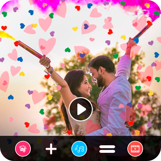 Heart Effect Photo Video Maker With Music icon