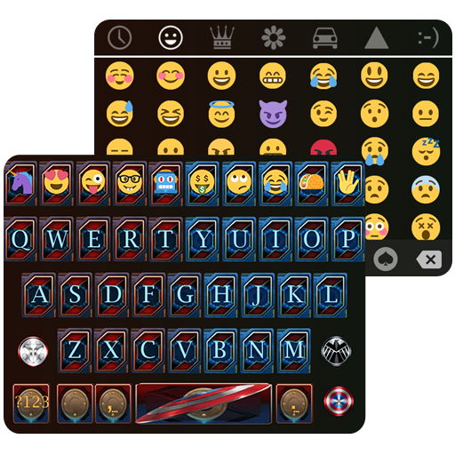 Fire Ice Emoji Keyboard live Wallpaper icon