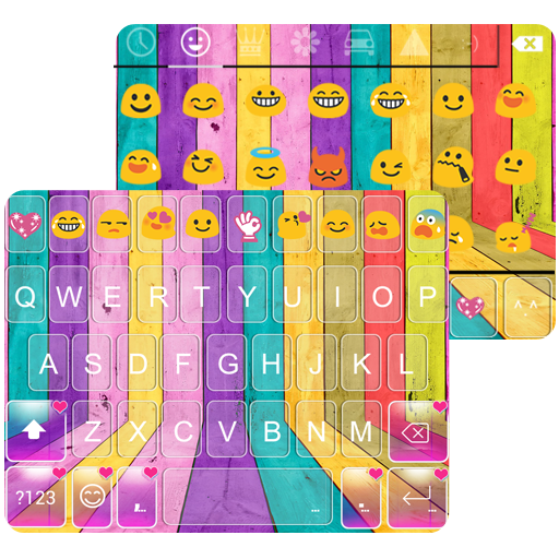 Sweet Rainbow Emoji Keyboard icon