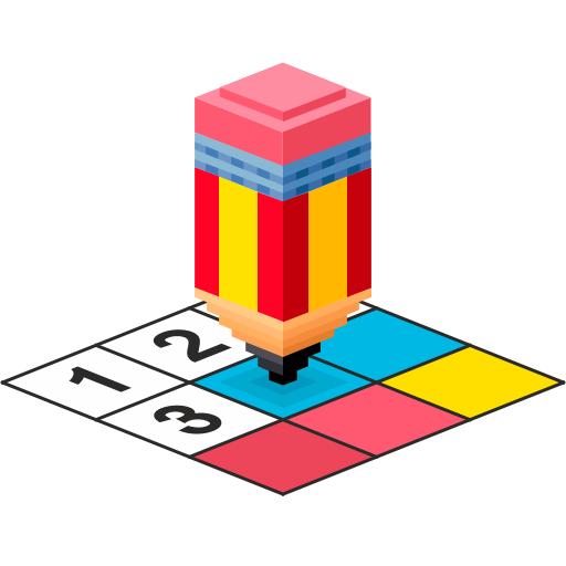 3D Pixel Art - Color by numbers icon